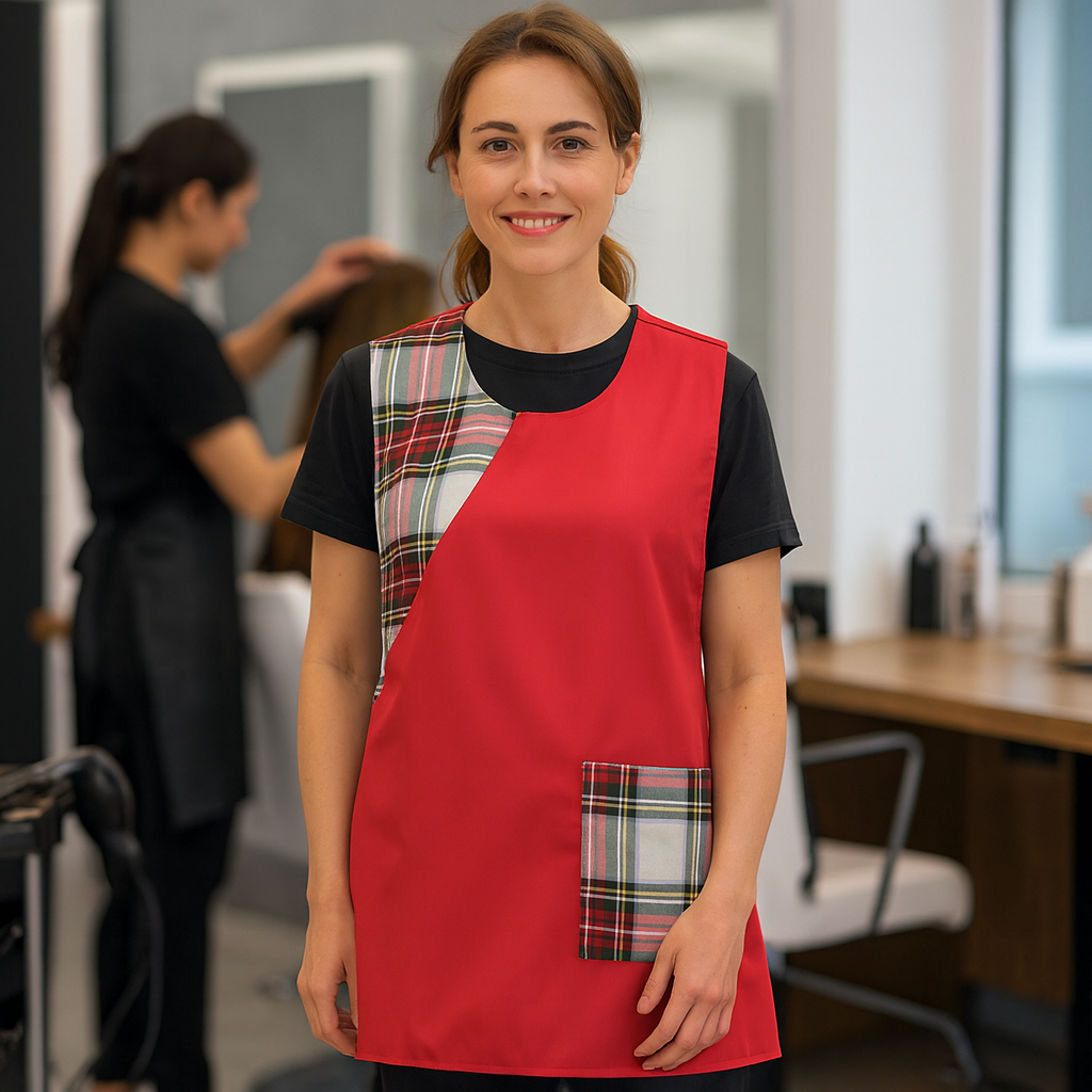 GREMBIULE NATALIZIO FRESIA ROSSO N37