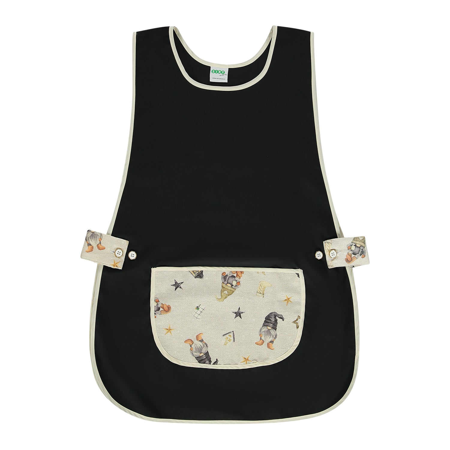 GREMBIULE NATALIZIO DALIA NERO-N39