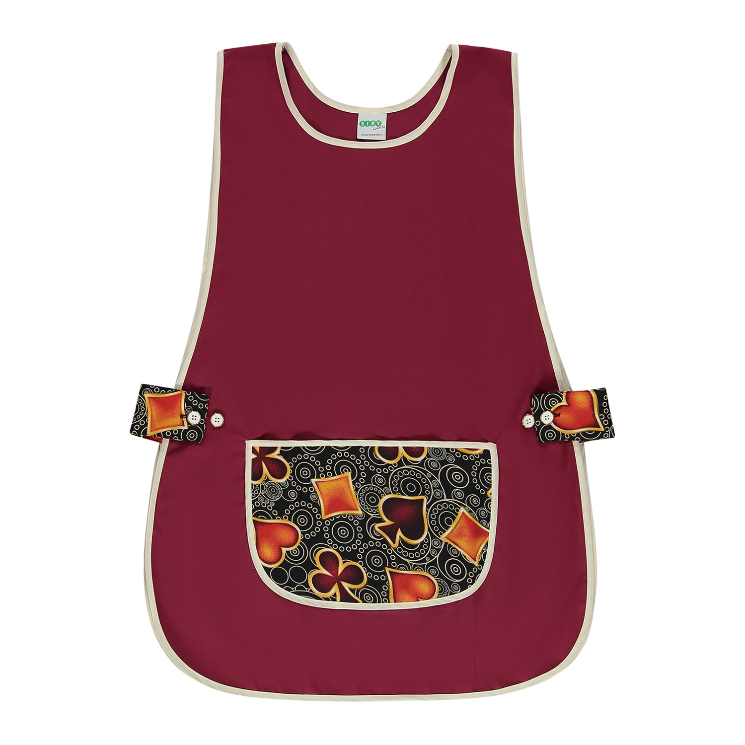 GREMBIULE NATALIZIO DALIA BODEAUX-F88