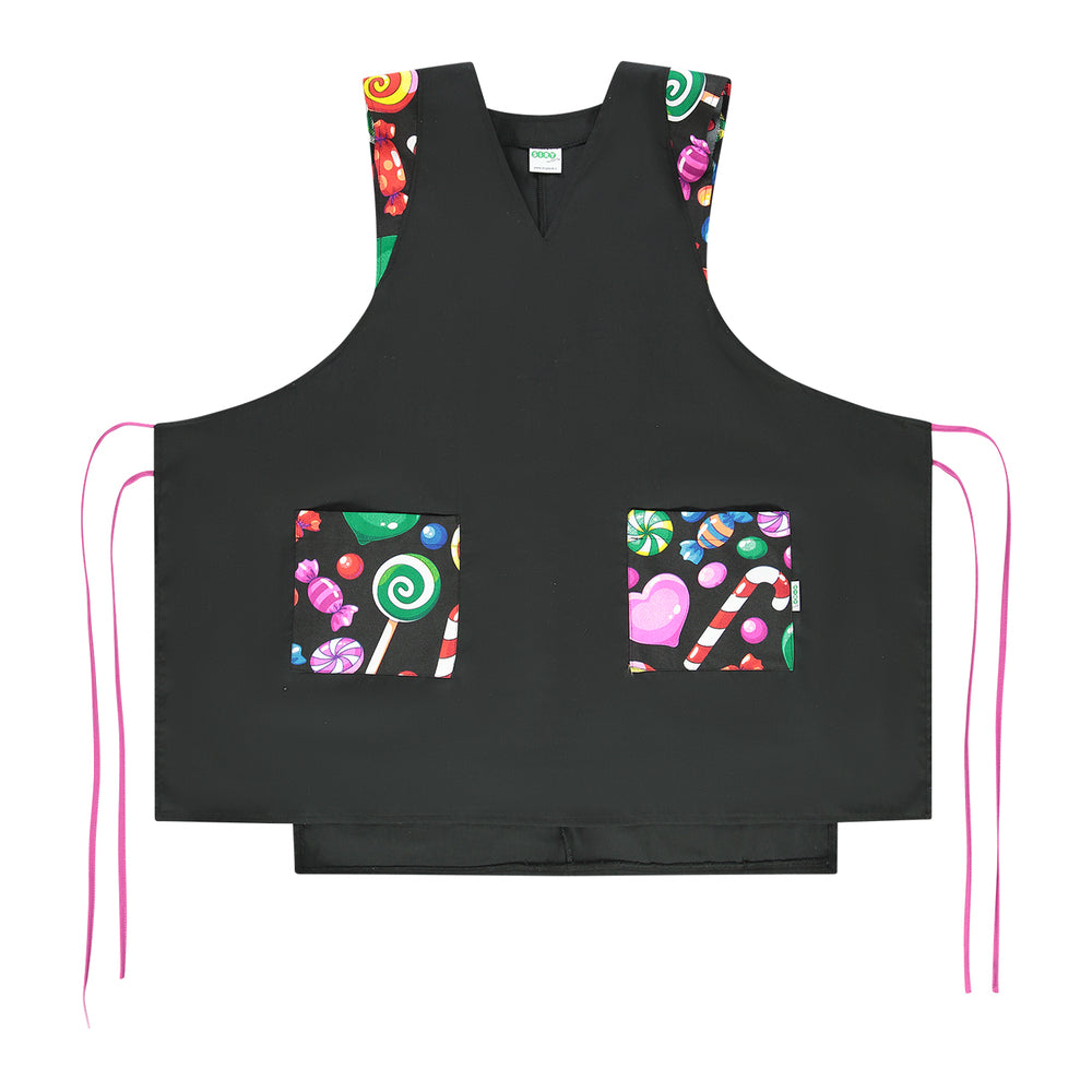 GREMBIULE SMANICATO FARFALLA FANTASIA