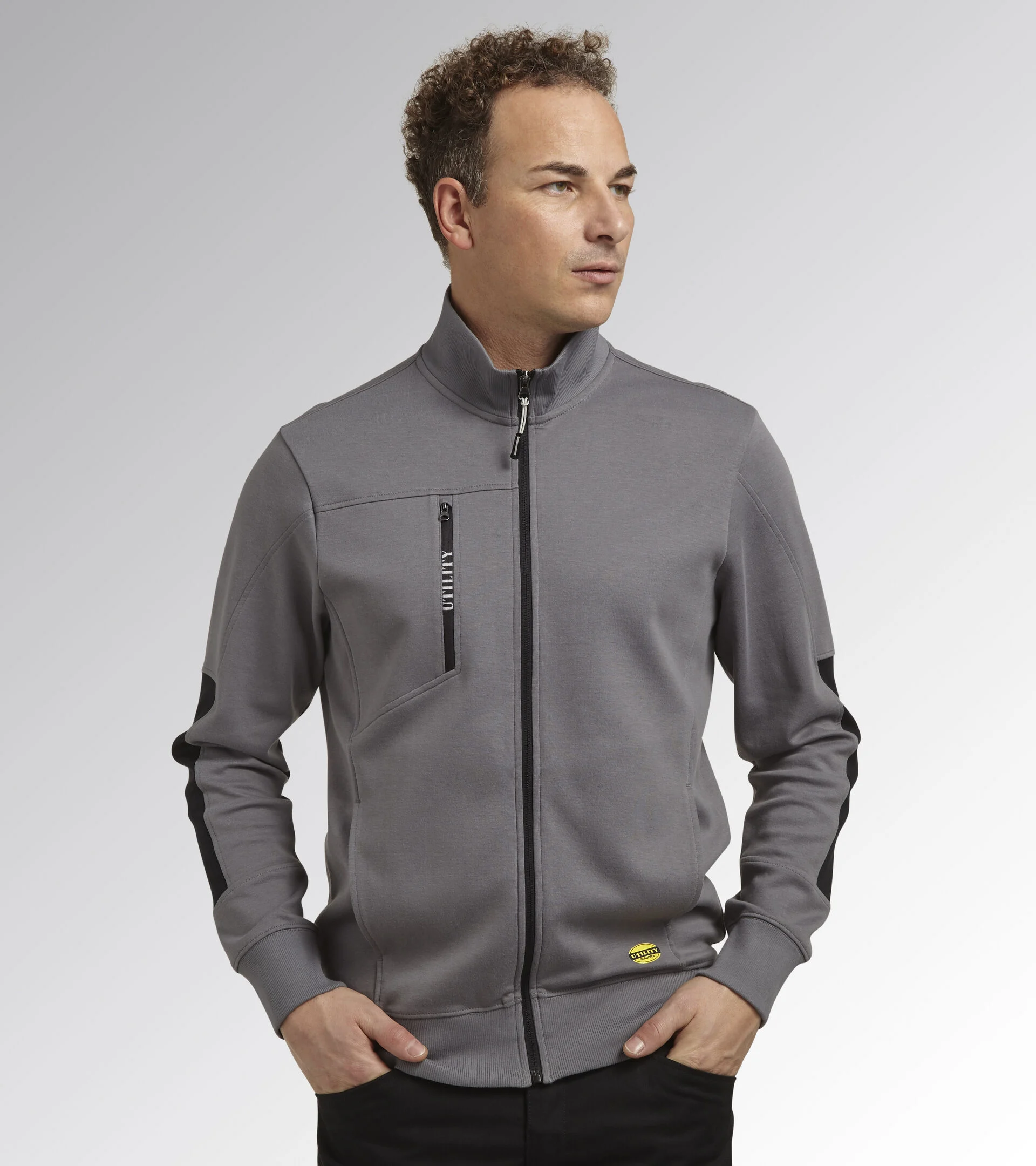 SWEATSHIRT ZIP LITEWORK