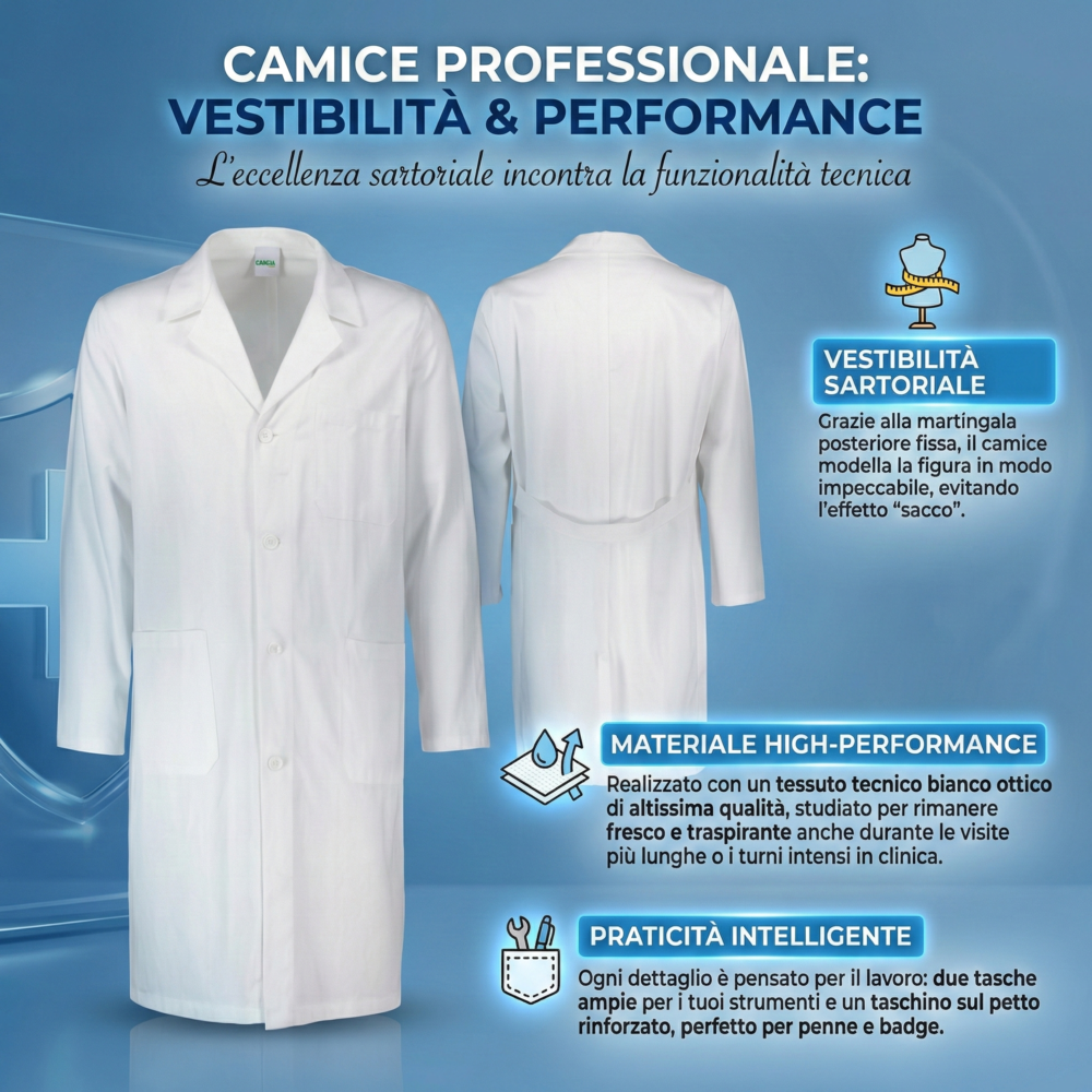 CAMICE UOMO DA LABORATORIO