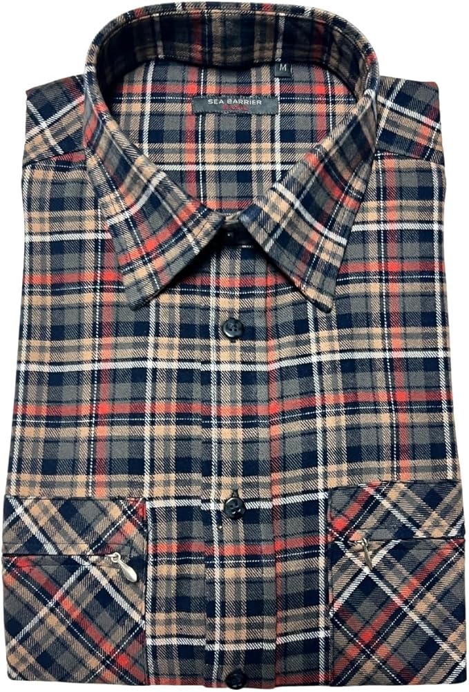 CAMICIA UOMO IN FLANELLA SEA BARRIER ART. MOENA