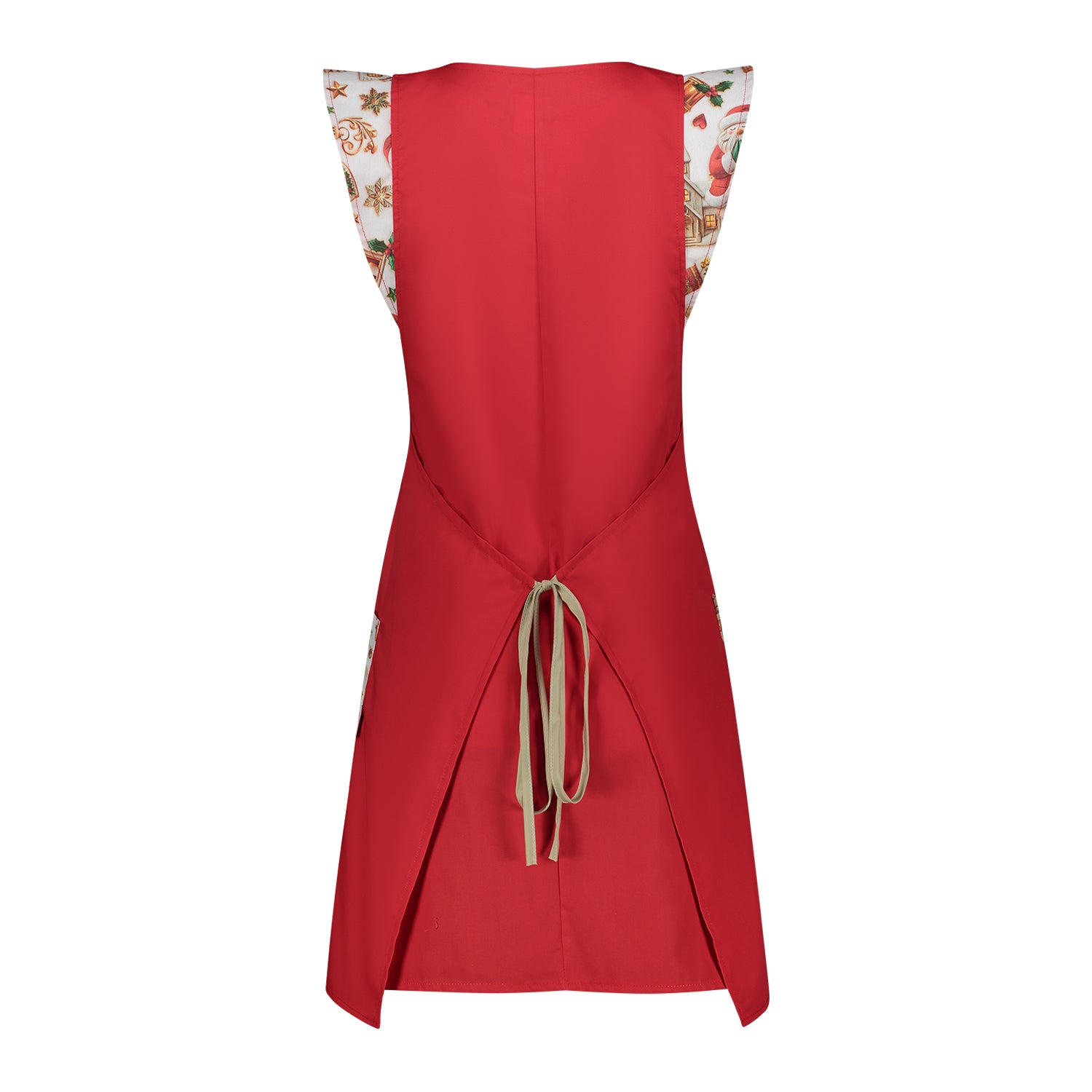 GREMBIULE NATALIZIO FARFALLA ROSSO N22