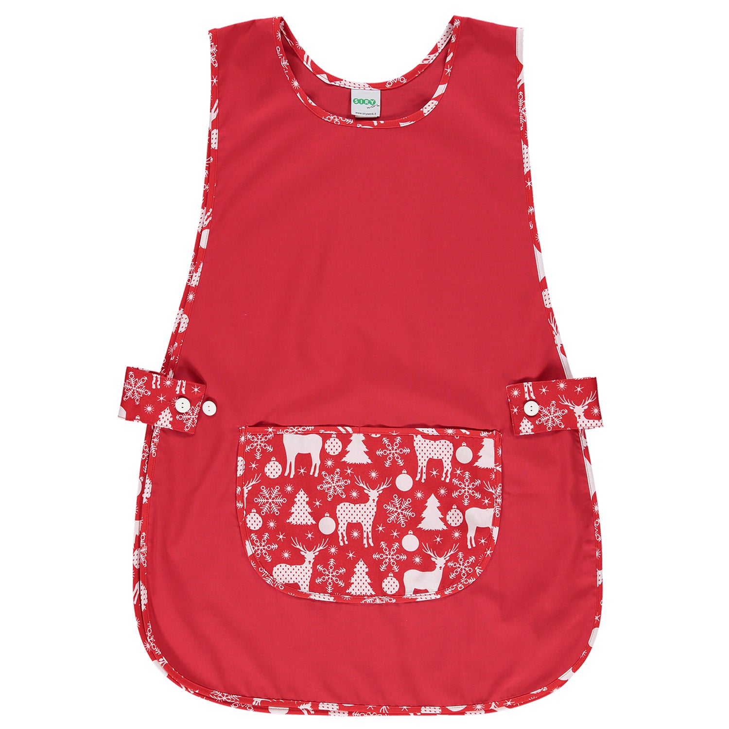 GREMBIULE NATALIZIO DALIA RENNE ROSSO