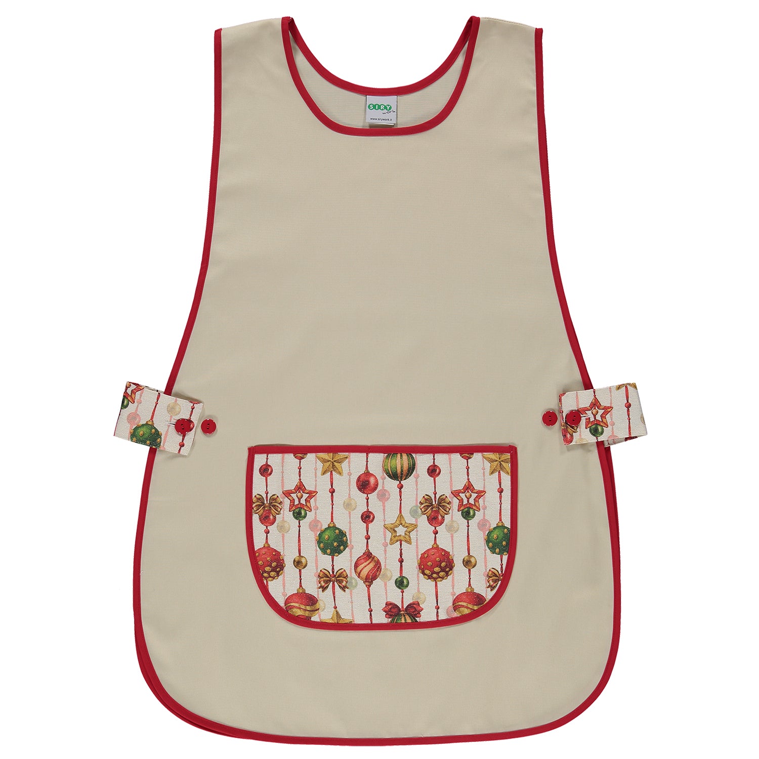 GREMBIULE NATALIZIO DALIA SABBIA - F52