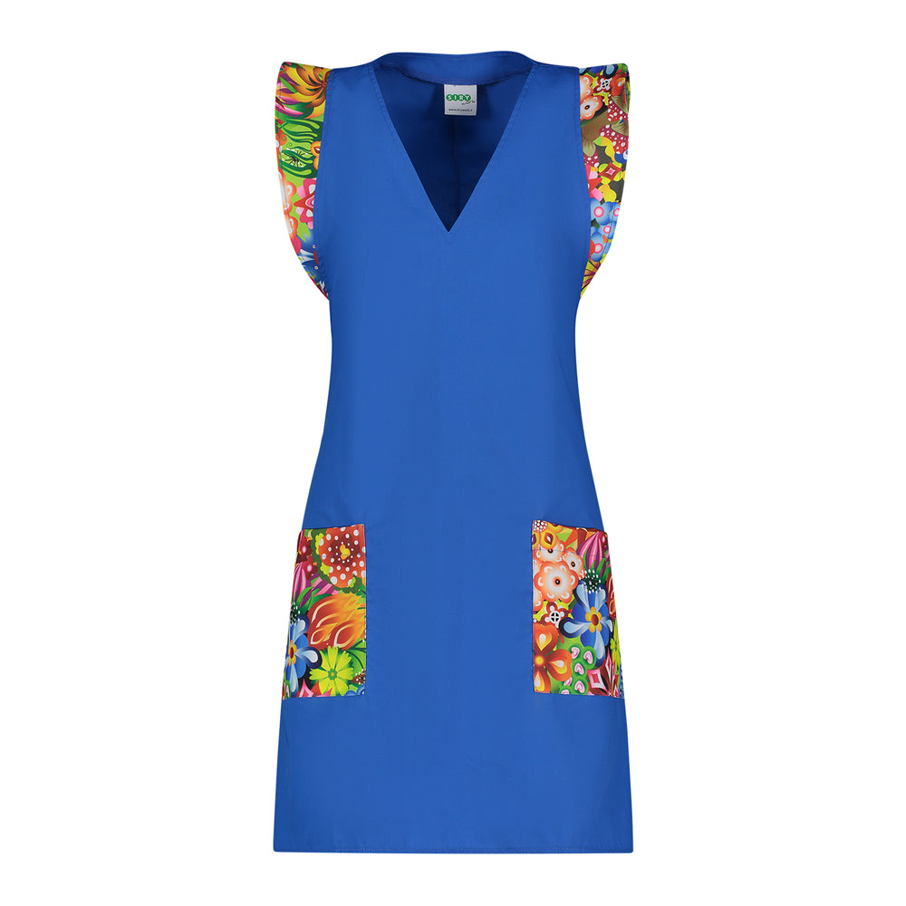 GREMBIULE SMANICATO FARFALLA FANTASIA