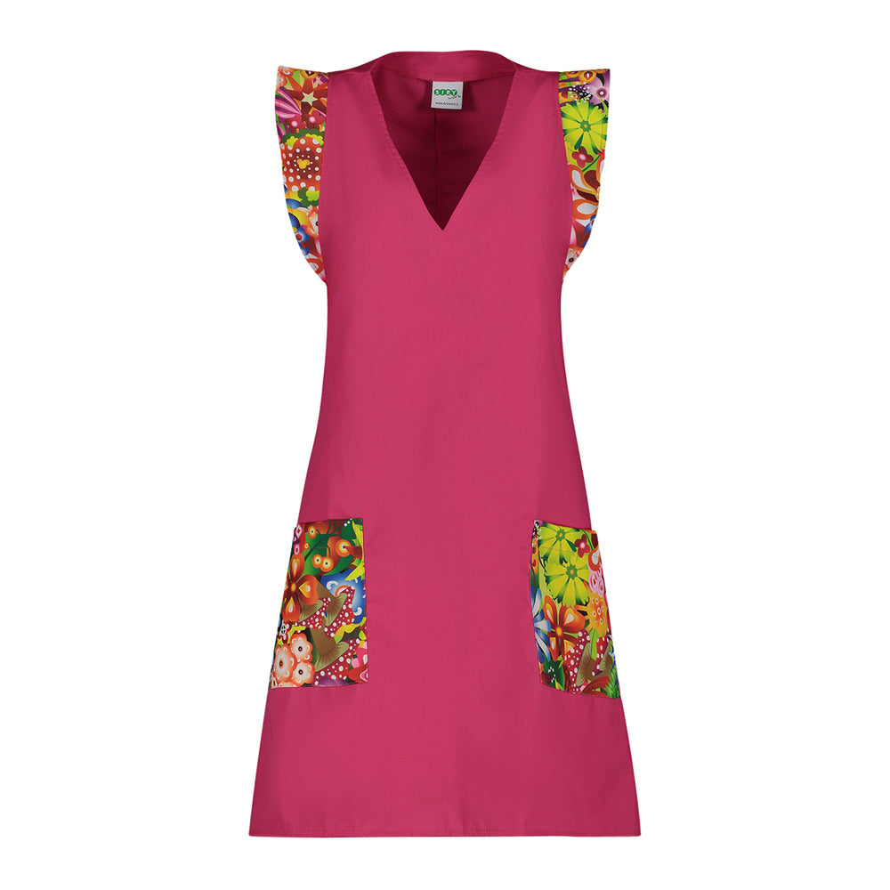 GREMBIULE SMANICATO FARFALLA FANTASIA