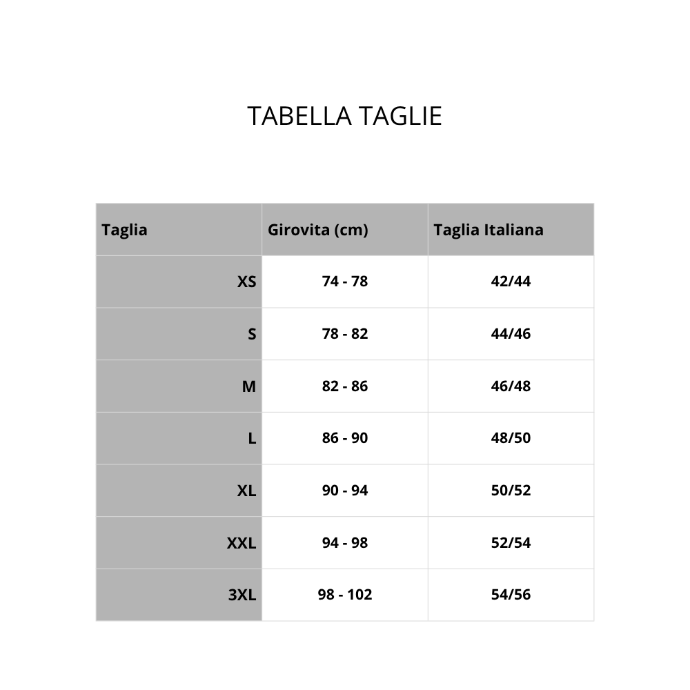 Tabella taglie PANTALONE DIADORA STAFF WINTER CARGO