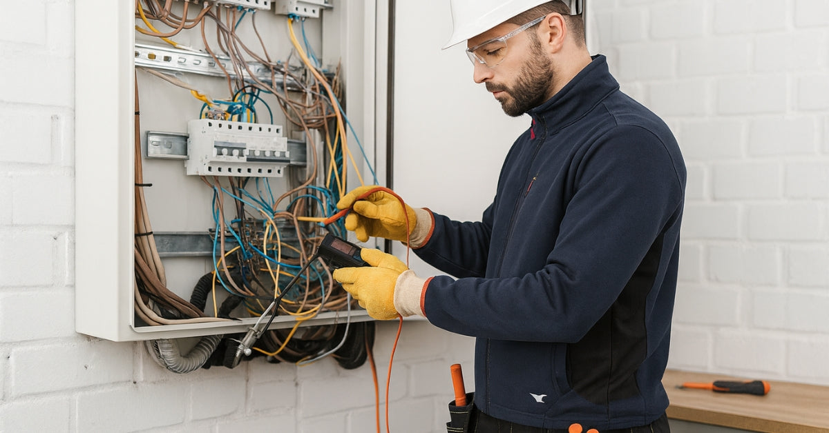 abbigliamento funzionale da lavoro invernale elettricista