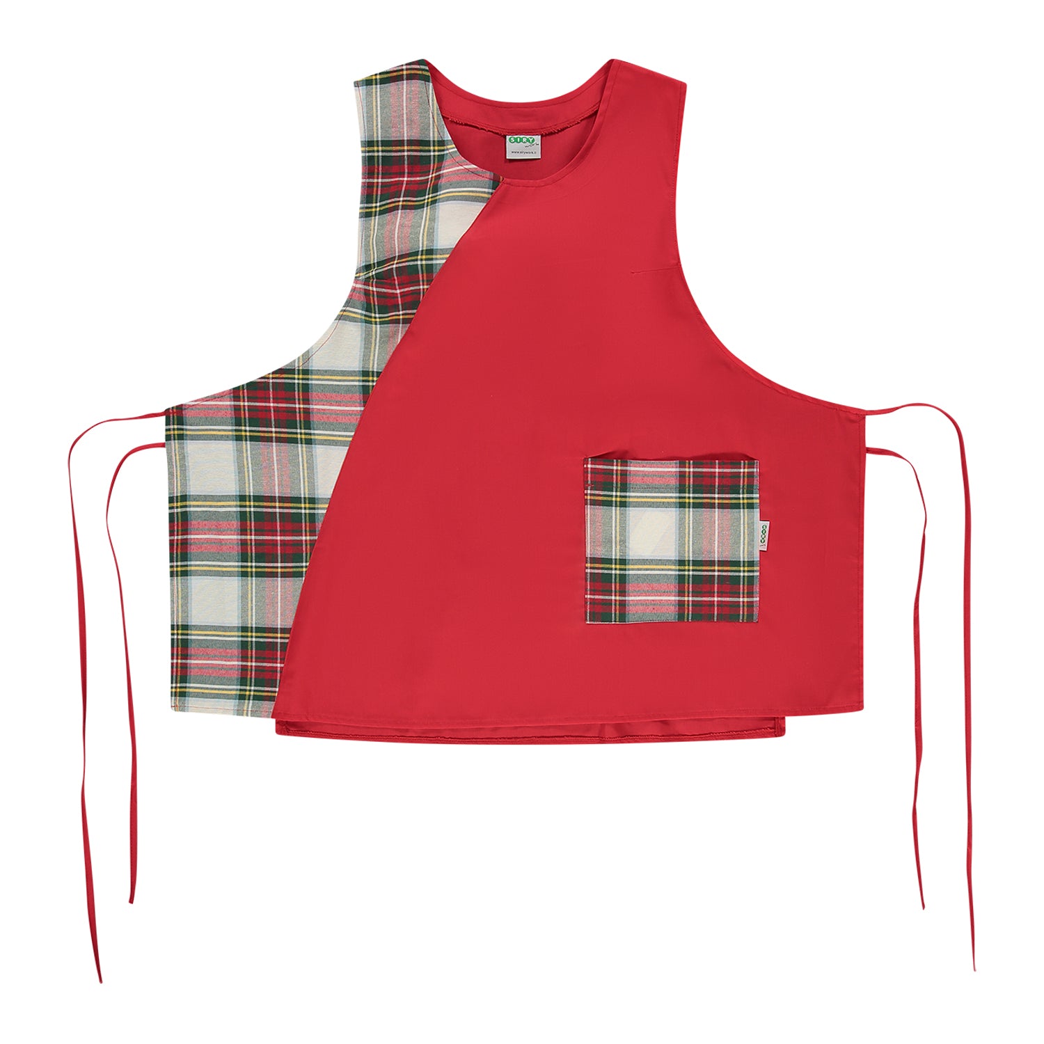 GREMBIULE NATALIZIO FRESIA ROSSO N37